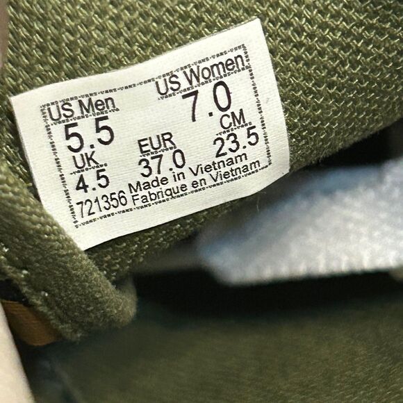 VANS Era Stackform green floral print lace up platform shoes sneakers women’s 7 - Picture 3 of 8